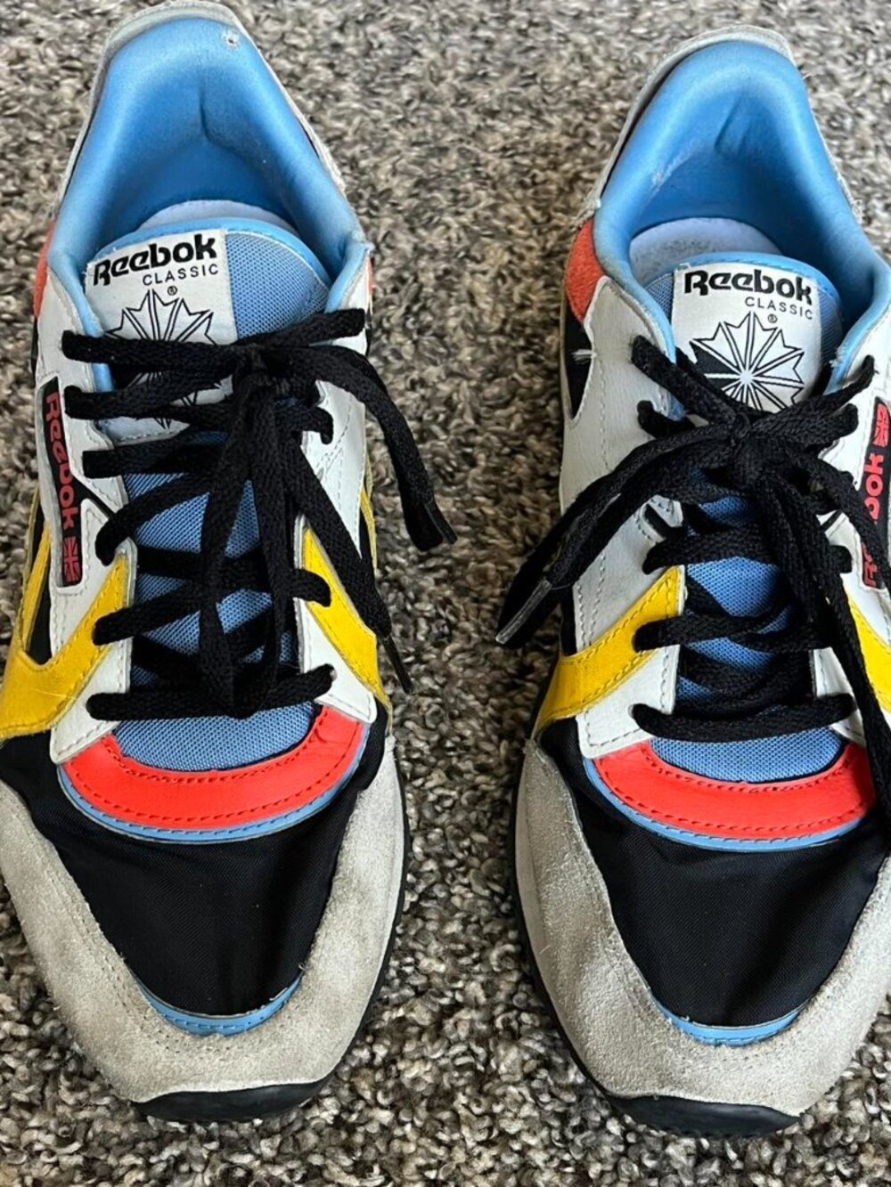 Reebok Classic Multicolored Sneakers Mens 8 Retro Lifting CrossFit Gym Shoes - Picture 2 of 6